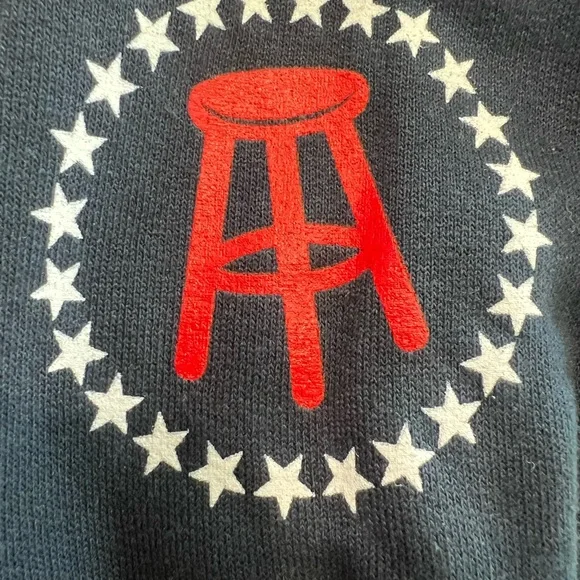 Champion Barstool Sports Navy Quarter-Zip Sweatshirt Size XL - Picture 4 of 5